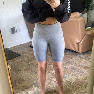 Medium Gray Biker Shorts